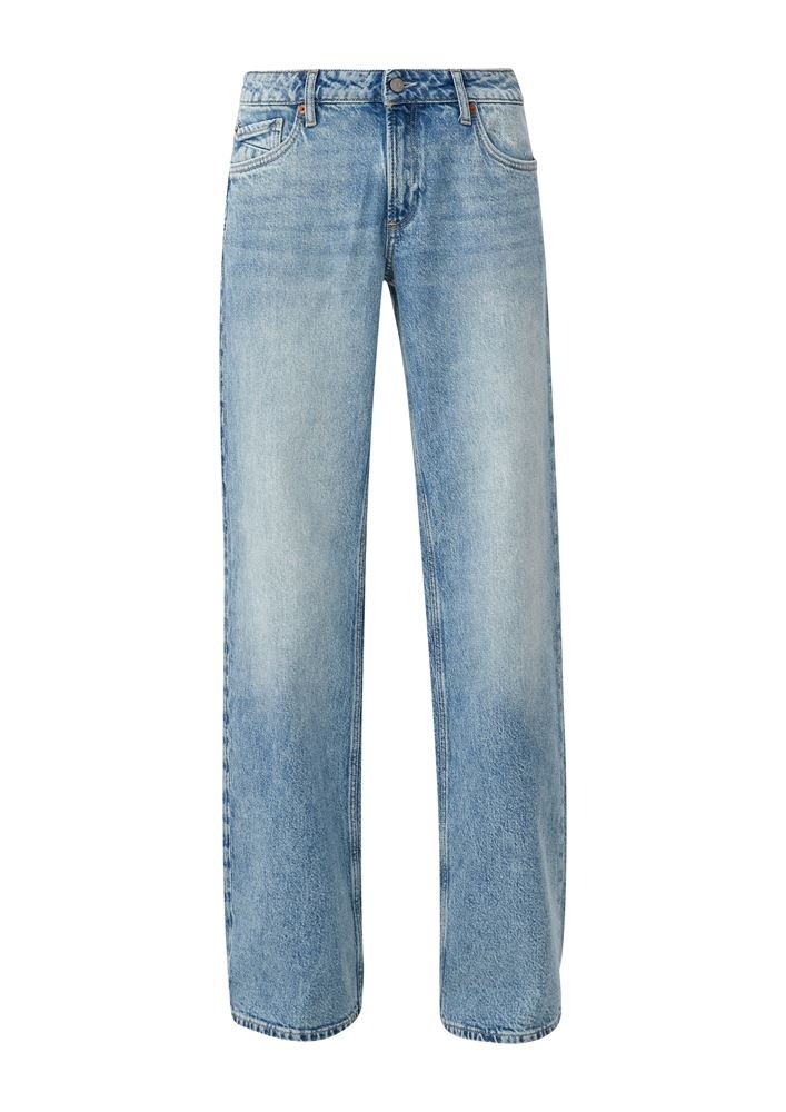 QS designed by Slim: Ankle-Jeans mit Waschung blau S13  2126806 