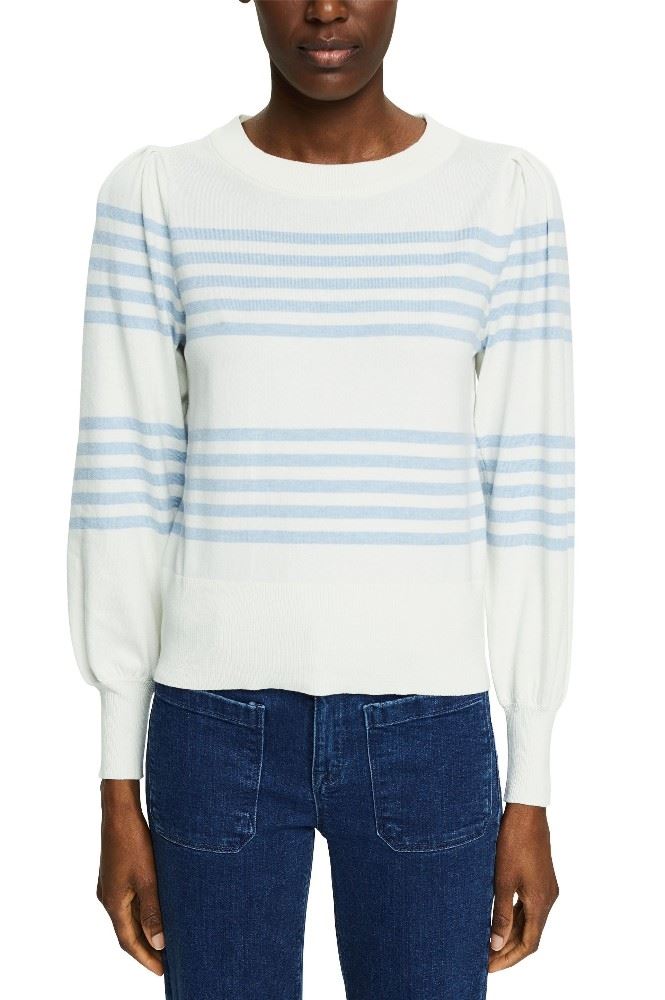 ESPRIT Pullover mit gerafften Schultern 032EE1I308 XL | E112 OFF WHITE | 