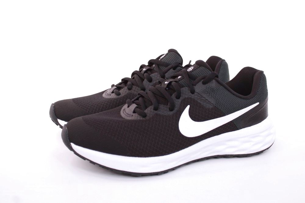 Nike REVOLUTION 6NN (GS) Damen Sneaker schwarz blau S12 DD1096 37,5 | Black/White | 