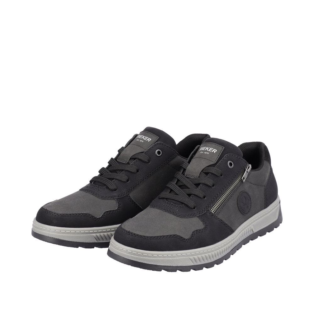 Rieker Antistress Herren Sneaker Schnürschuh Extraweite schwarz S23 37029-00 