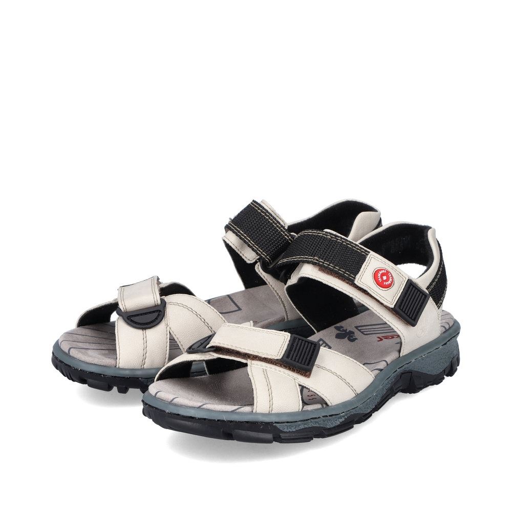 Rieker Damen Trekkingsandalen perlweiß S13  68851-80 