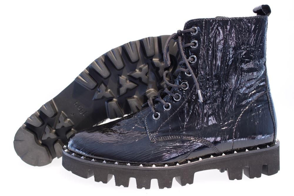 högl Stiefelette Lack schwarz 6-102614 7 | 0100 schwarz | 