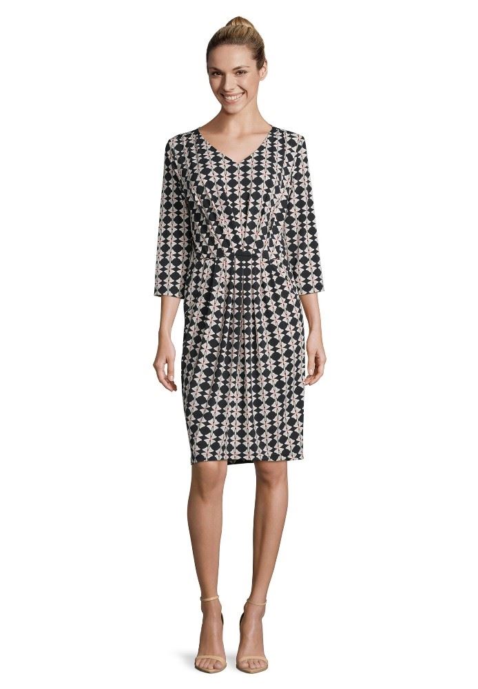 Betty Barclay Kleid 3/4 blau weiß S11 10081250 42 | 8813 Dark Blue/ | 