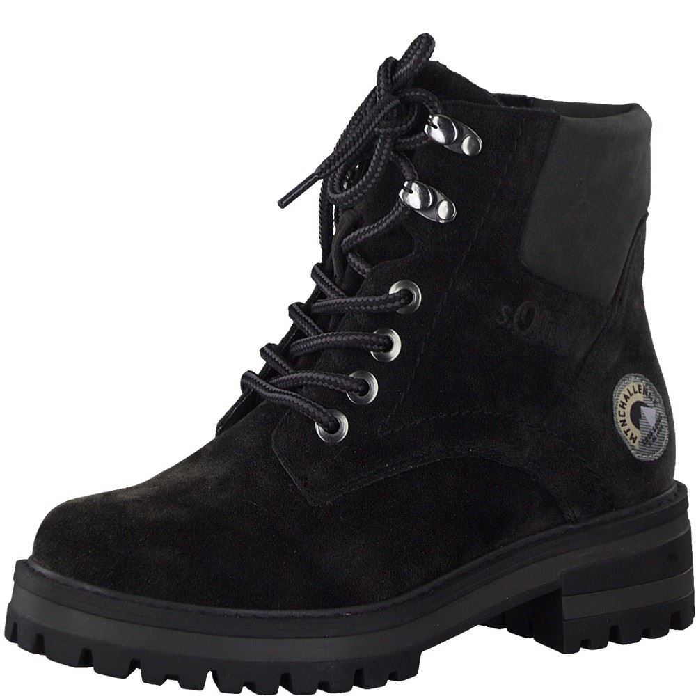 s.Oliver Winterstiefel Damen 5-5-25230-23 36 | 028 BLACK/DK GR | 