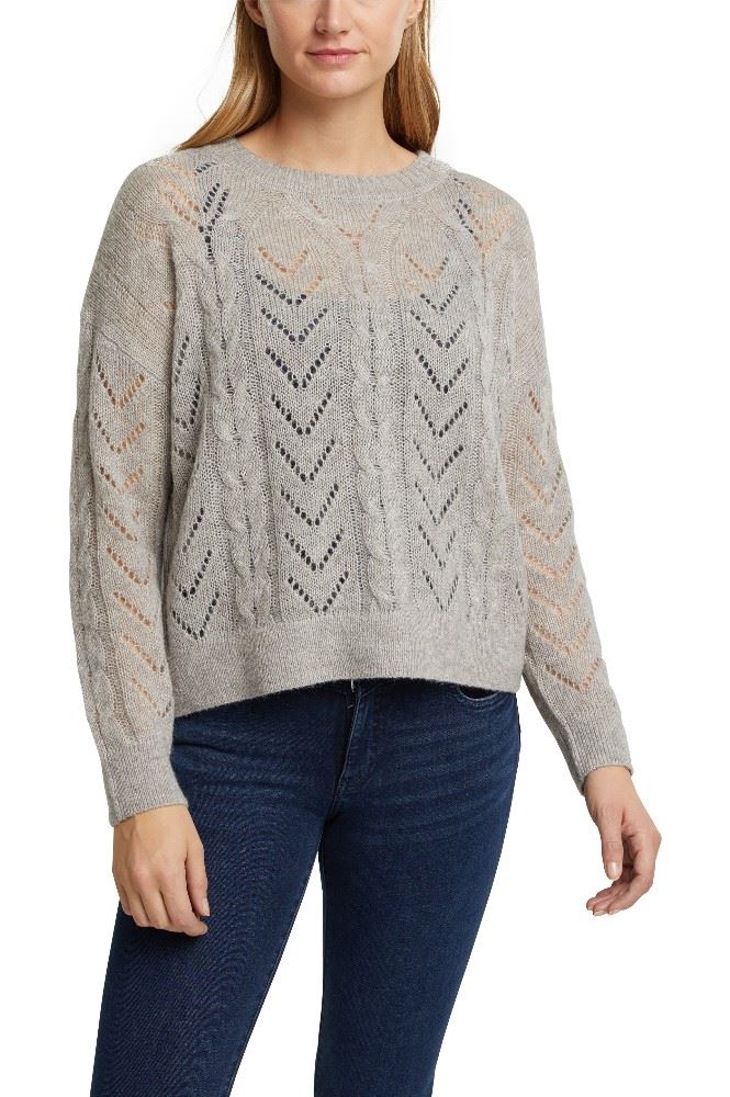 Esprit Pullover mit Wolle und Alpaka 120EE1I322 XL | E039 MEDIUM GRE | 