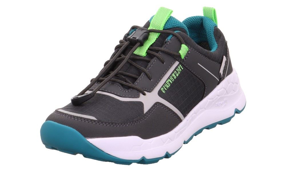 SUPERFIT FREE RIDE Sneaker Grau Grün Gore-Tex Membran wasserdicht 1-000550-2000 37 | grau/hellgrün | 