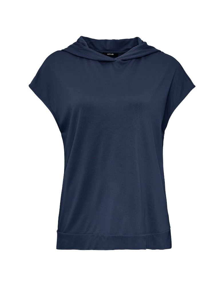 OPUS Shirt SASTATU Kapuze blau S22 246189269100 40 | 60007 blue shad | 