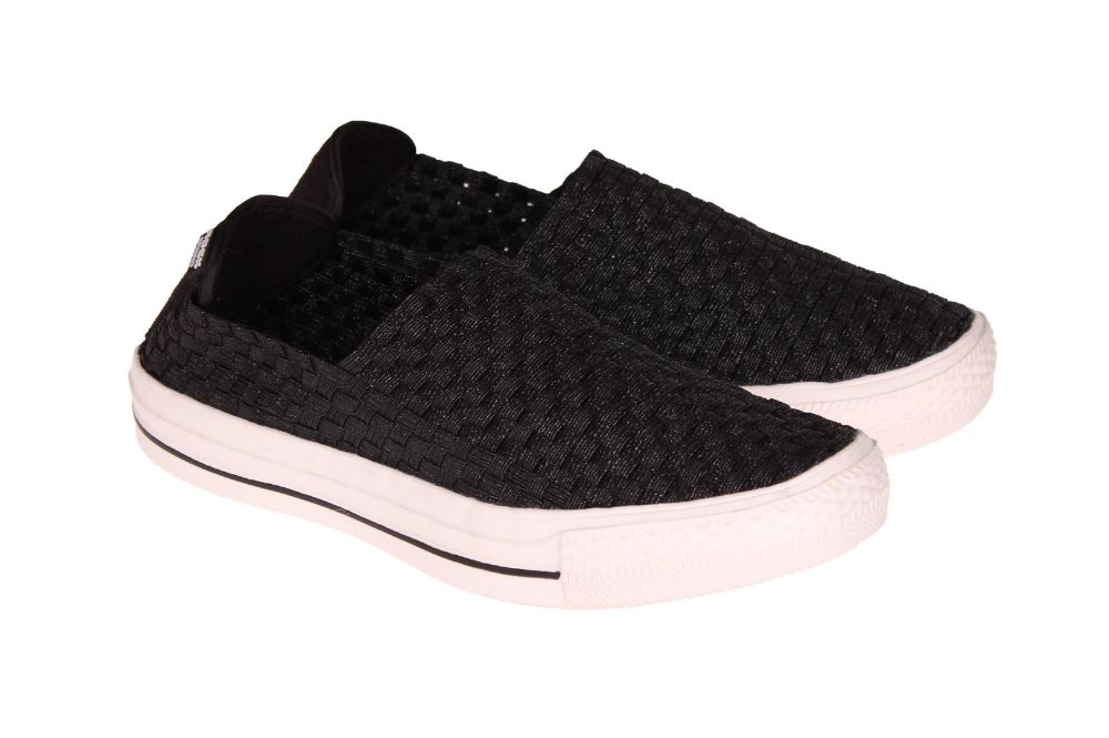 Rockspring Slipper Schalensohle handgeflochten RO-H118BMB 37 | black | 