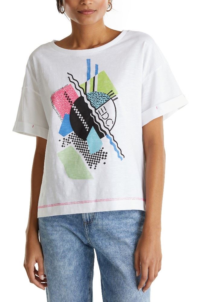 EDC Women T-Shirt short sleeve 040CC1K321 