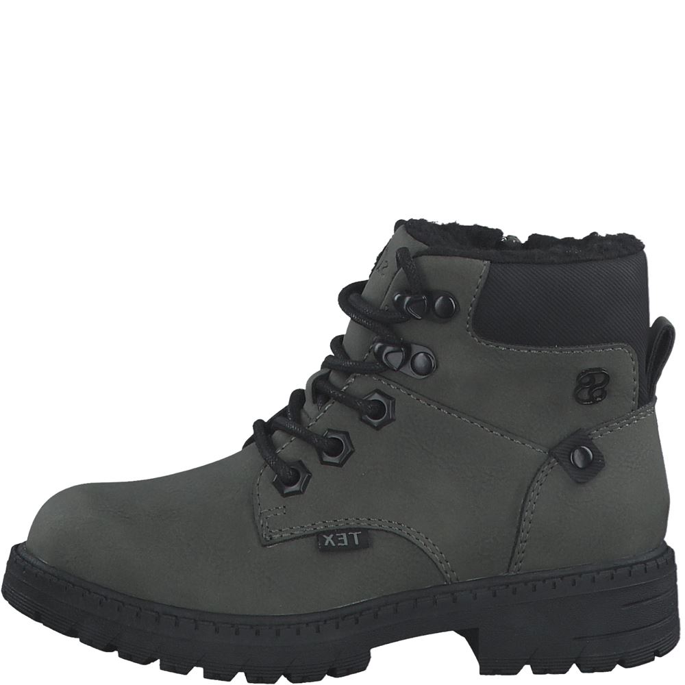 s.Oliver Kinder Jungen Schnürboots Schnürstiefel grün S22 5-5-46102-29 34 | 701 KHAKI | 