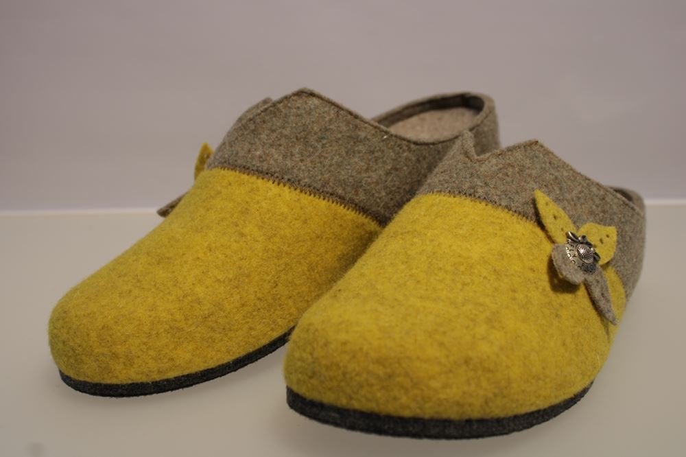 Fly Flot Hausschuh Hauspantolette gelb 863828 37 | gelb | 