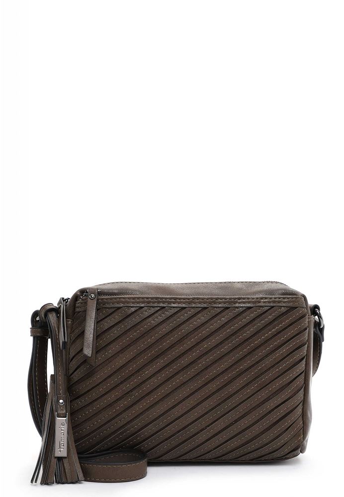 Tamaris Crossbody-Bag Umhängetache Julina Streifen- Design grün S22 32021,951 