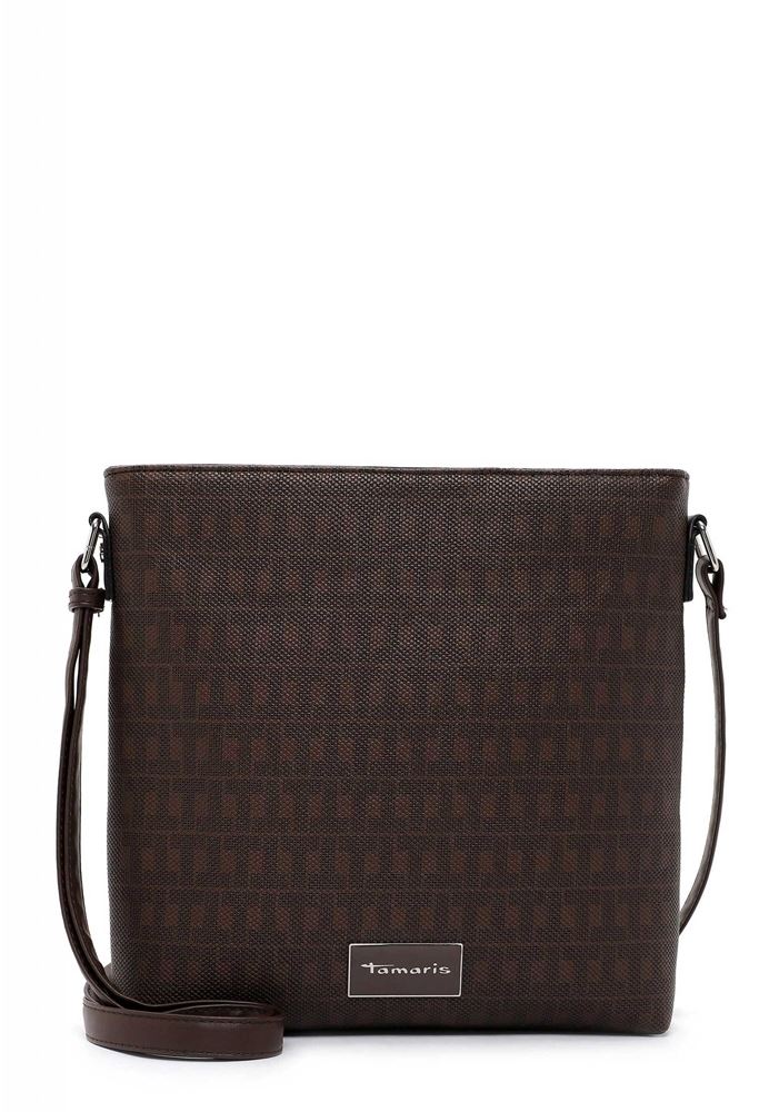Tamaris Umhängetasche Crossbody- Bag Jody Allover- Logo- Print braun S22 31984,200 