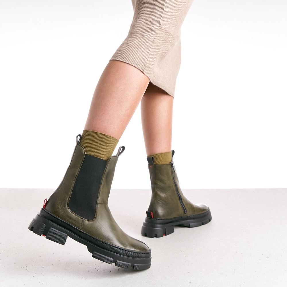 Lloyd Damen Stiefelette UMI Leder grün S22 22-335-25 