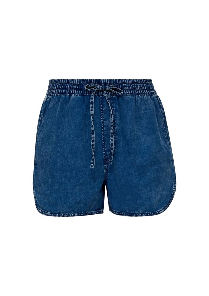 QS designed by Leichte Denimshorts aus Baumwolle blau S13  2131116 