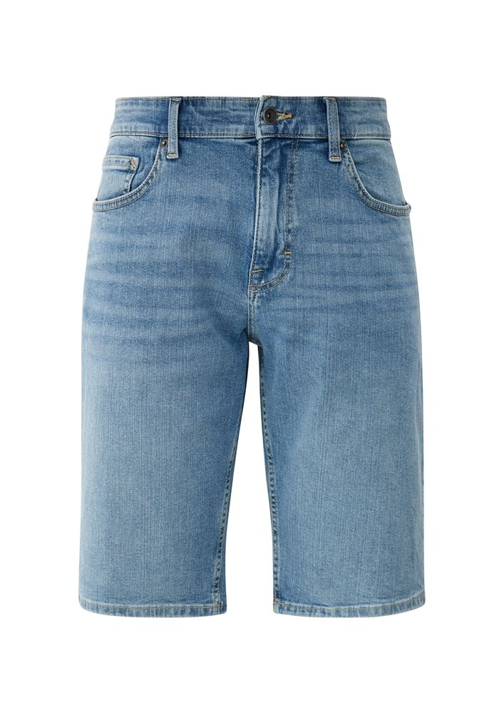 QS deigned by Regular: Herren Denimshorts aus Baumwollstretch blau S13  2133044 