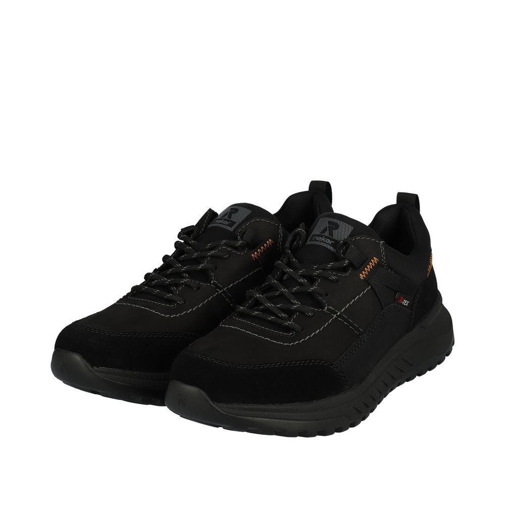 Rieker Evolution Herren Sneaker Rauleder TEX- Membran Wechselfußbett Komfortweite schwarz S23 U0100-00 
