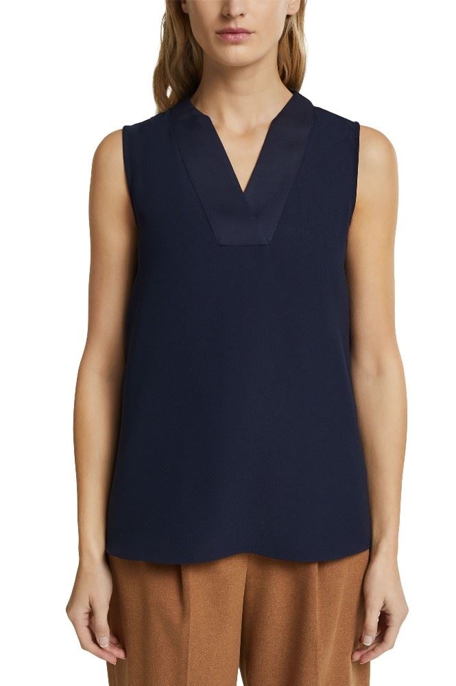 ESPRIT Collection Blusentop blau 991EO1F304 38 | E400 NAVY | 