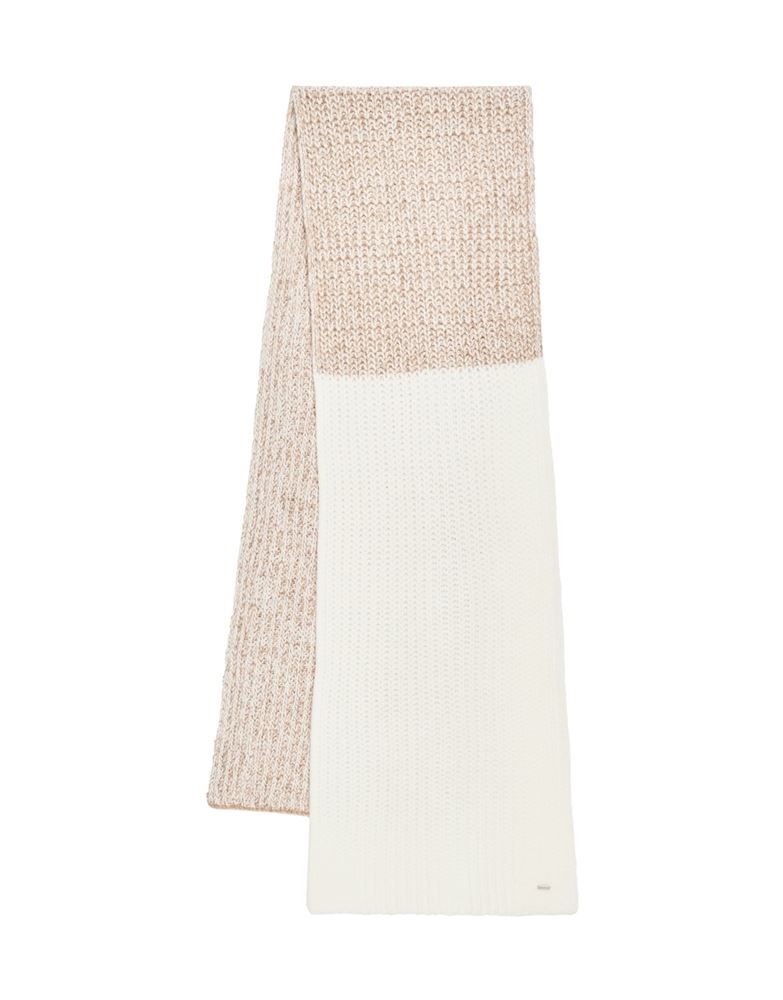 OPUS Abolta scarf Schal Blockstreifen beige S22 247469382154 