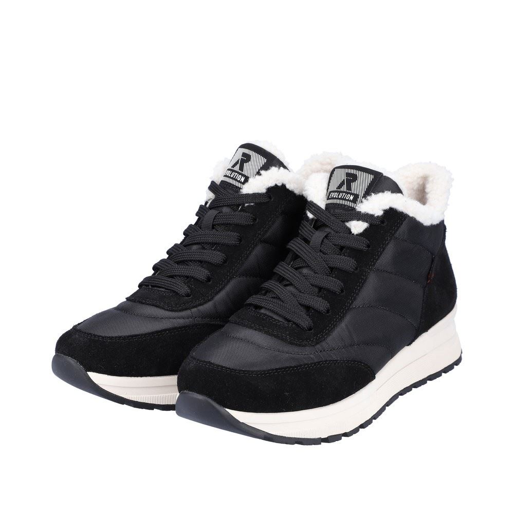 Rieker EVOLUTION Damen Schürschuh TEX- Membran Komfortweite schwarz S22 40861-00 