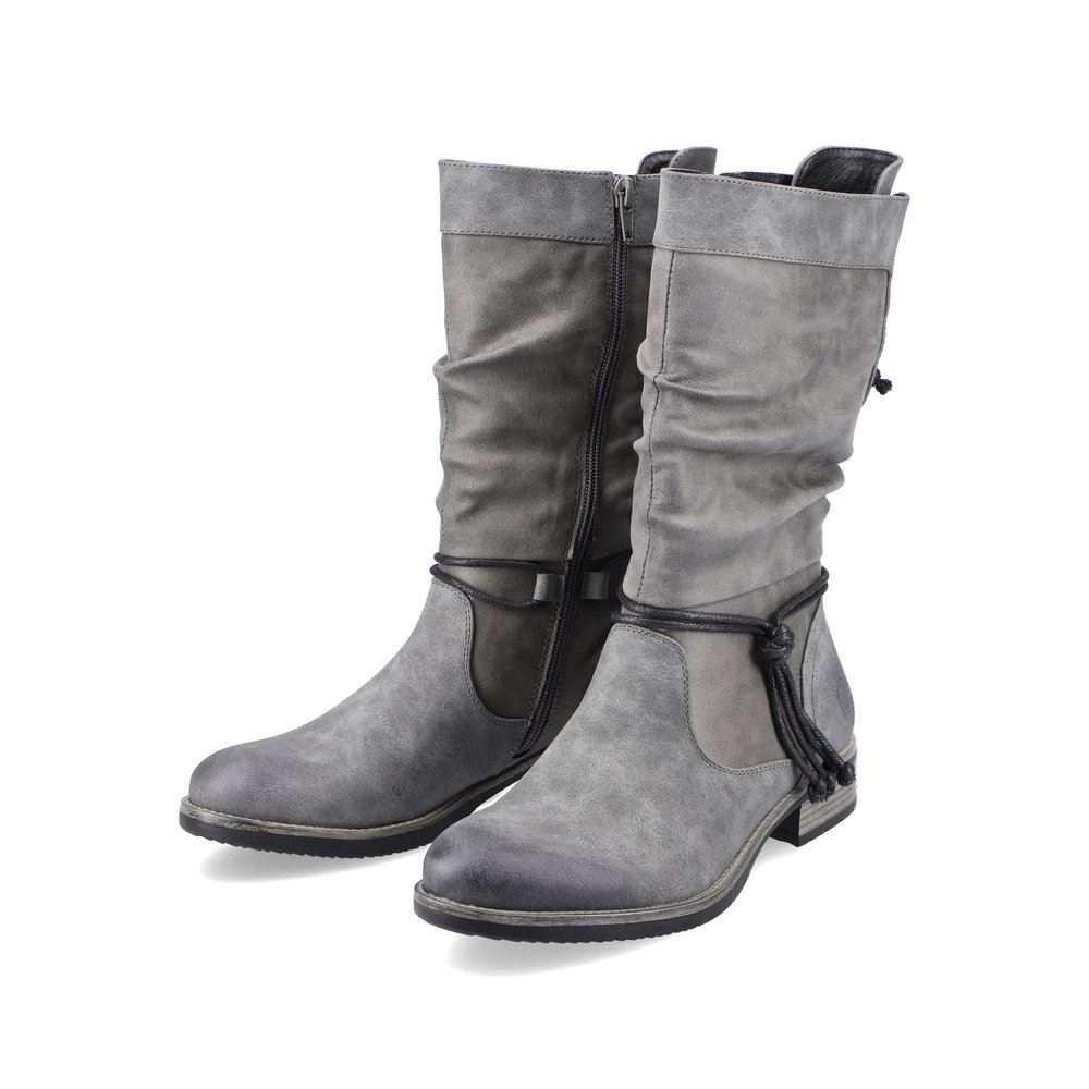 Rieker Antistress Stiefel grau S21 98873-45 39 | smoke/smoke | F