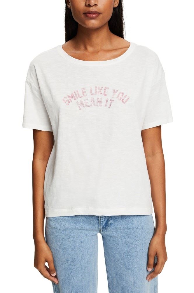 EDC Statement-Shirt aus Baumwolle 032CC1K305 