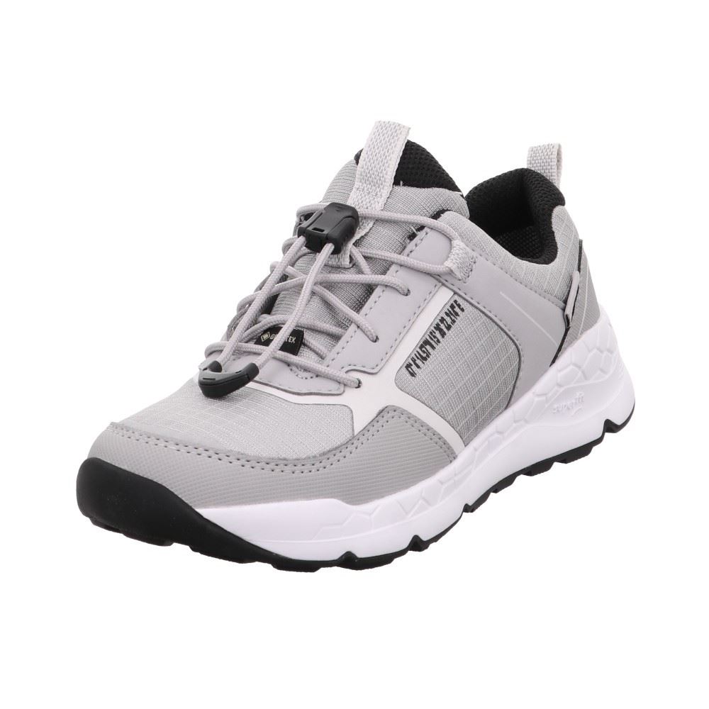 SUPERFIT FREE RIDE Sneaker Hellgrau Schwarz Gore-Tex Membran wasserdicht 1-000550-2500 34 | hellgrau/sz | 