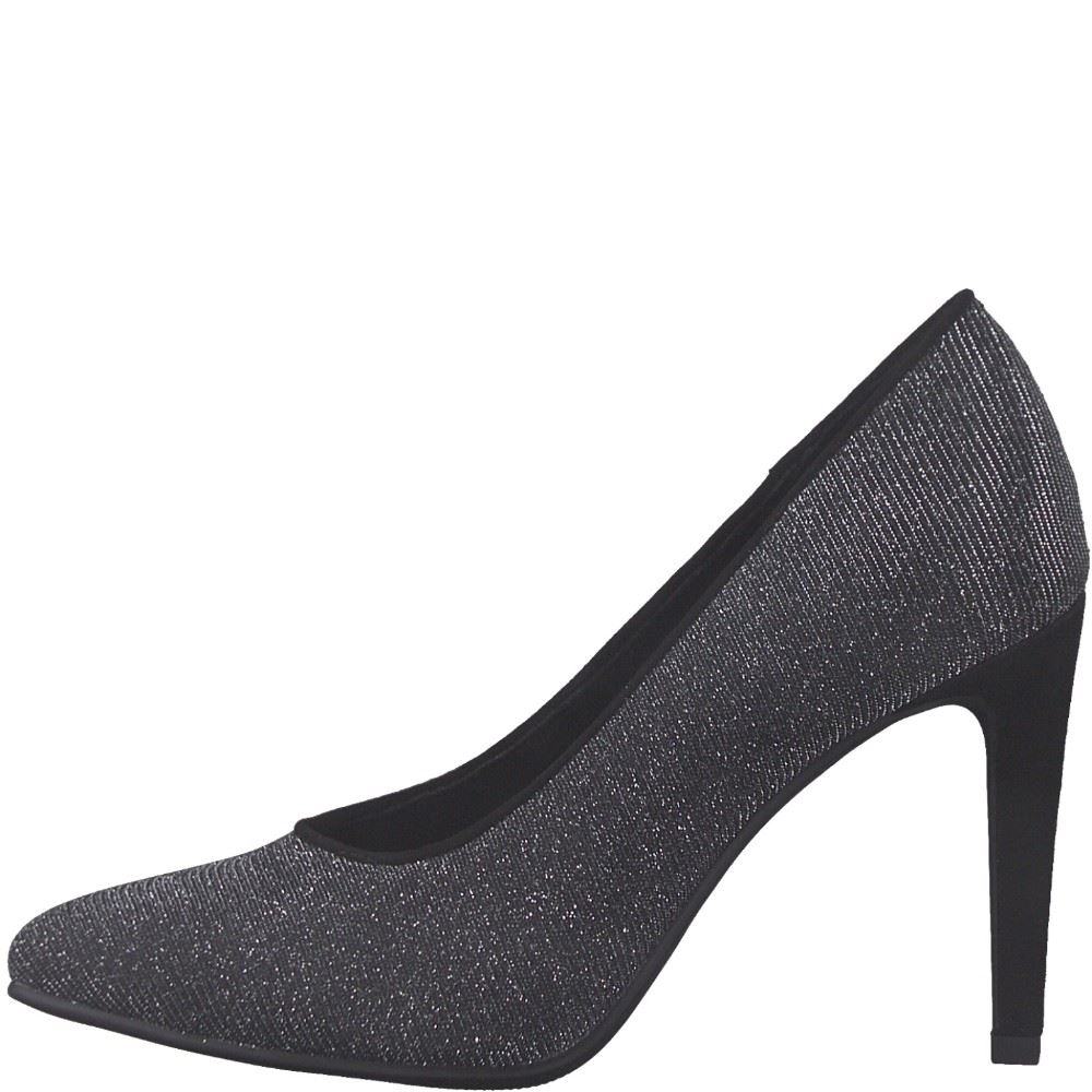 MARCO TOZZI Pumps Glitzergarn schwarz S22 2-2-22414-29 