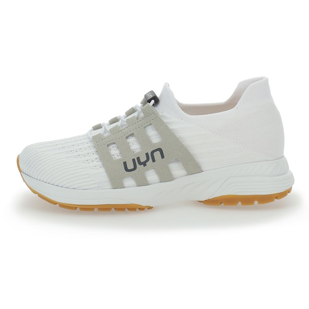 UYN HARU SHOES SX4 Damen Sneaker Merinowolle weiß, grau S13 Y100191 