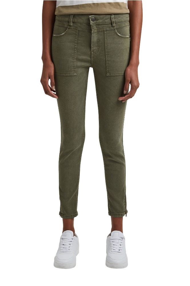 edc Stretch- Hose Zipper recycelt grün 021CC1B321 