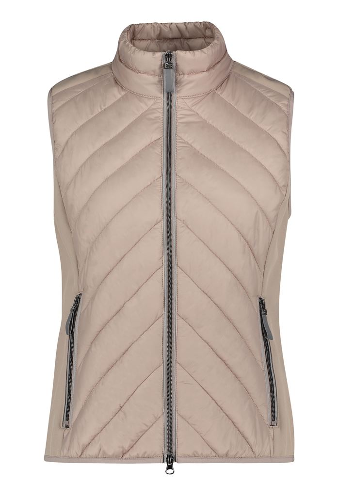 Betty Barclay Steppweste zweiwege Reißverschluss Polyesterfüllung beige, blau, schwarz S22 73412908 