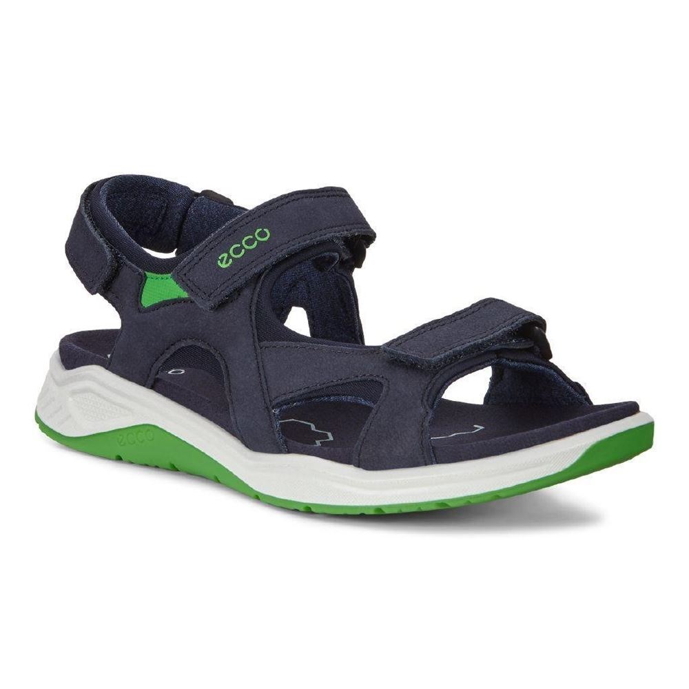 ECCO Trekking Sandale Kinder Navy  X-Trinsic Leder 710623 