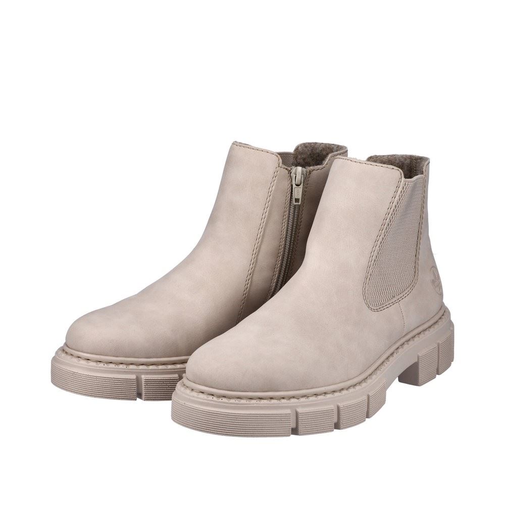 Rieker Antistress Stiefelette Chelsea-Boots beige S22 M3854-62 