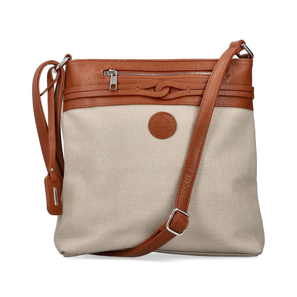 Rieker Damen Handtasche cremebeige-karamellbraun S13  H1519-62 