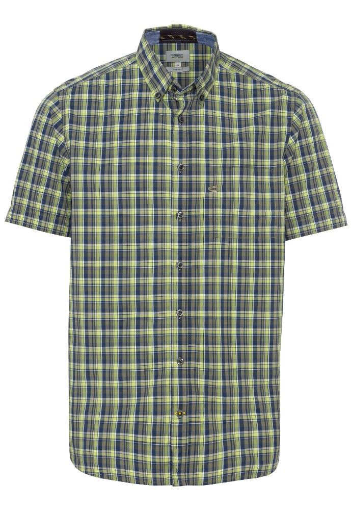 Camel Active Hemd 1/2 Arm grün dunkel kariert 5S47409214 