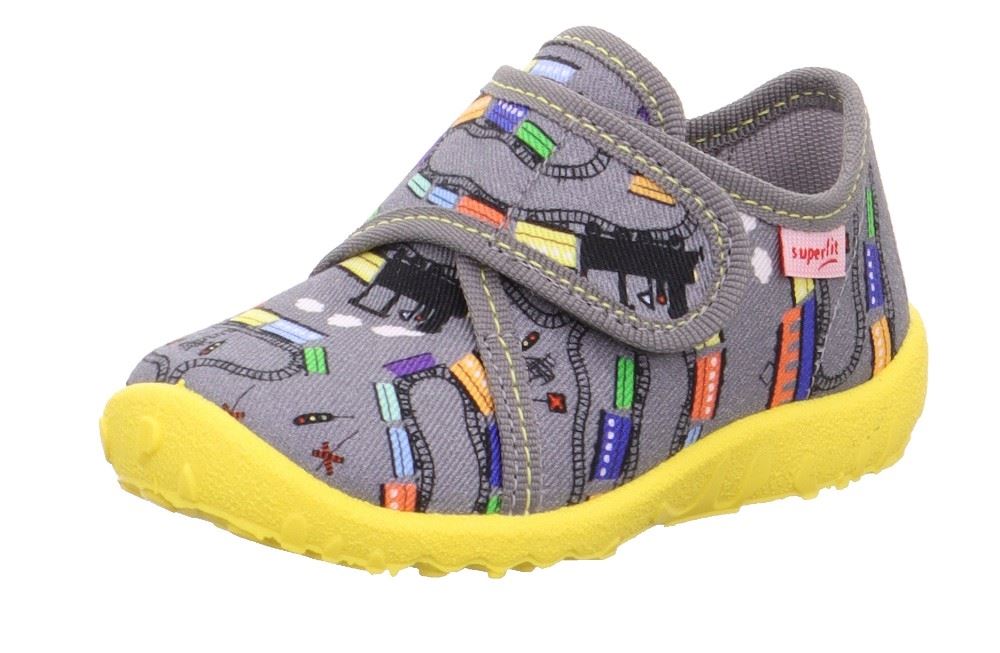 superfit SPOTTY Hausschuh grau mehrfarbig 1-009246-2050 
