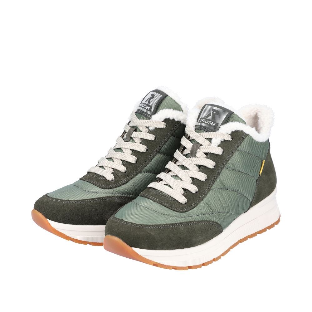 Rieker EVOLUTION Damen Schürschuh TEX- Membran Komfortweite grün  S22 40861-54 