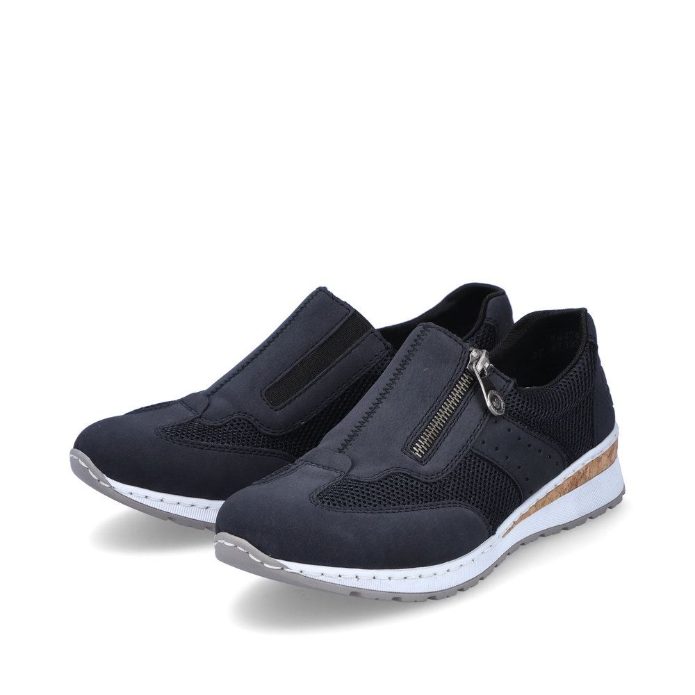 Rieker Antistress Damen Slipper Keilabsatz blau S13 54474-14 