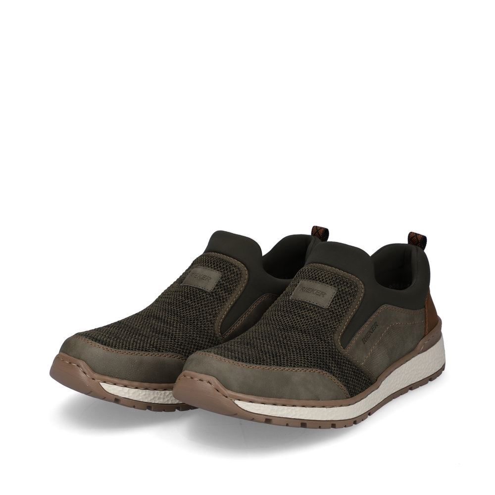 Rieker Antistress Herren Slipper Wechselfußbett grün S13 B9051-54 