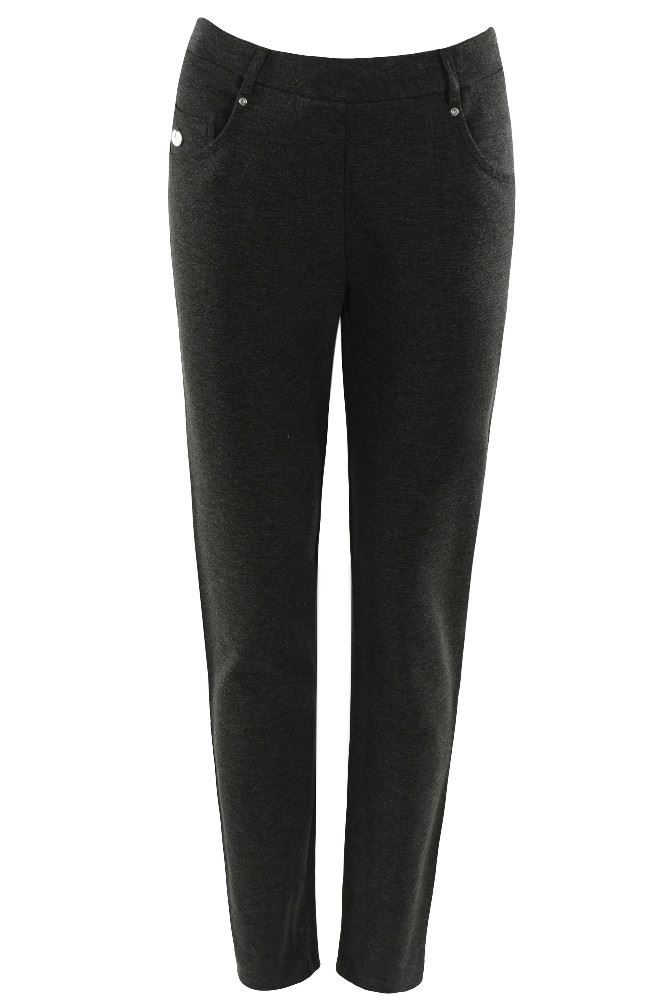Hajo Hose Jerseyhose im 5 Pocket Design schwarz 10094 