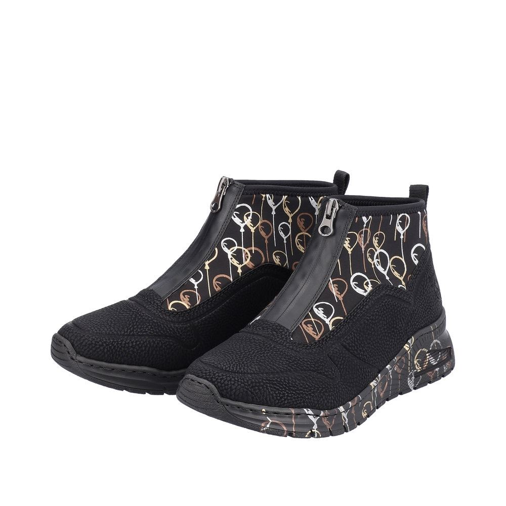 Rieker Damen Slipper urbanschwarz  S23  M4953-00 