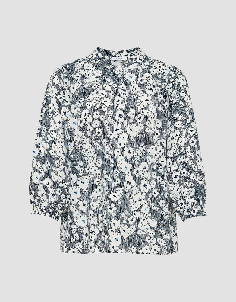 OPUS Printbluse Falindo Blumendruck blau S13 10154411186177 