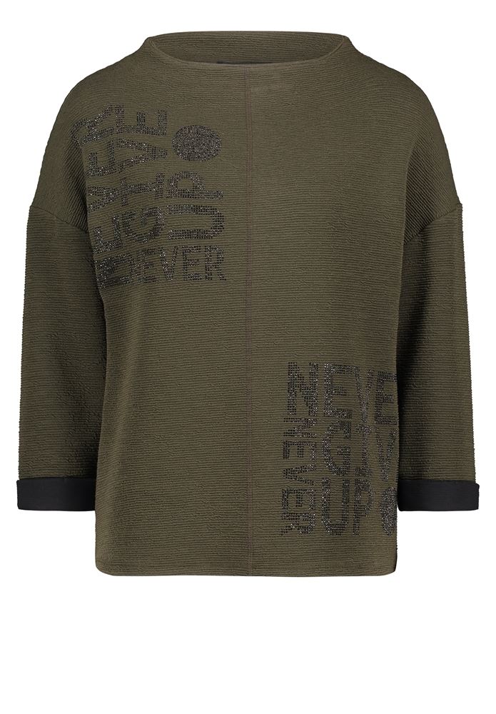 Betty Barclay Sweatshirt 3/4 Arm Stehkragen schwarz S21 22262985 