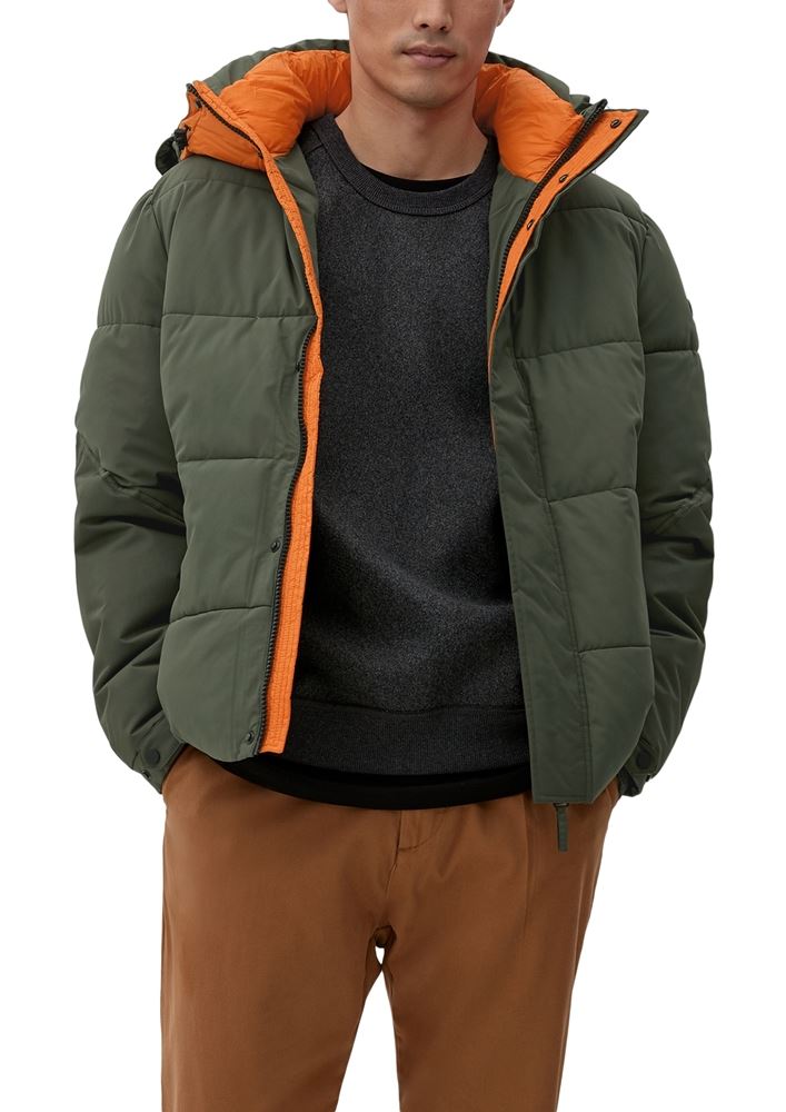 s.Oliver Steppjacke mit Kapuze S22 2119140 S | 7940 GREEN | 