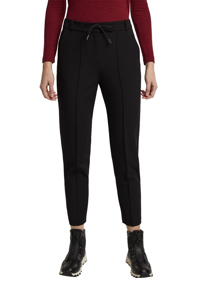 Esprit Collection Hose Bi-Stretch Hose Gummizug Jogger schwarz 991EO1B302 38 | E001 BLACK | L28