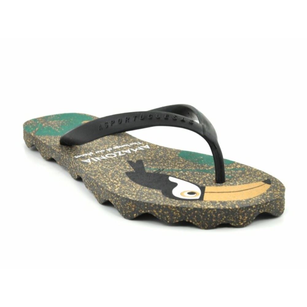 ASPORTUGUESAS Zehentrenner Flipflop Kork nachhaltig kautschuk P018120005 