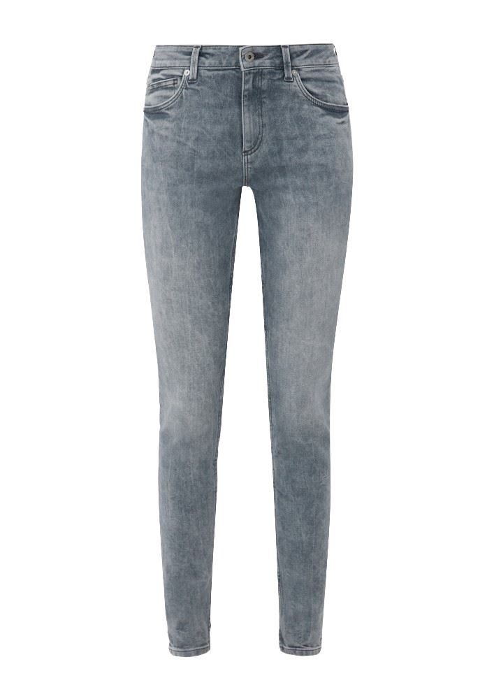 QS designed by Skinny-Jeans im Used-Look grau S22  2124401 44 | 94Z7 GREY/BLACK | L30