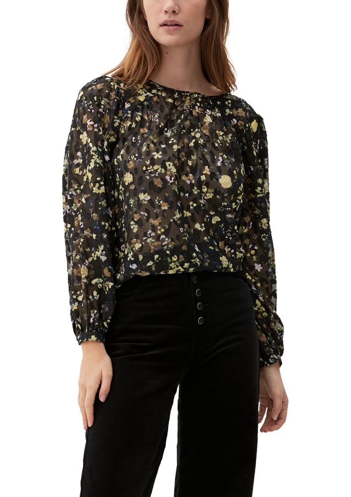 s.Oliver Bluse mit Alloverprint S22 2120836 