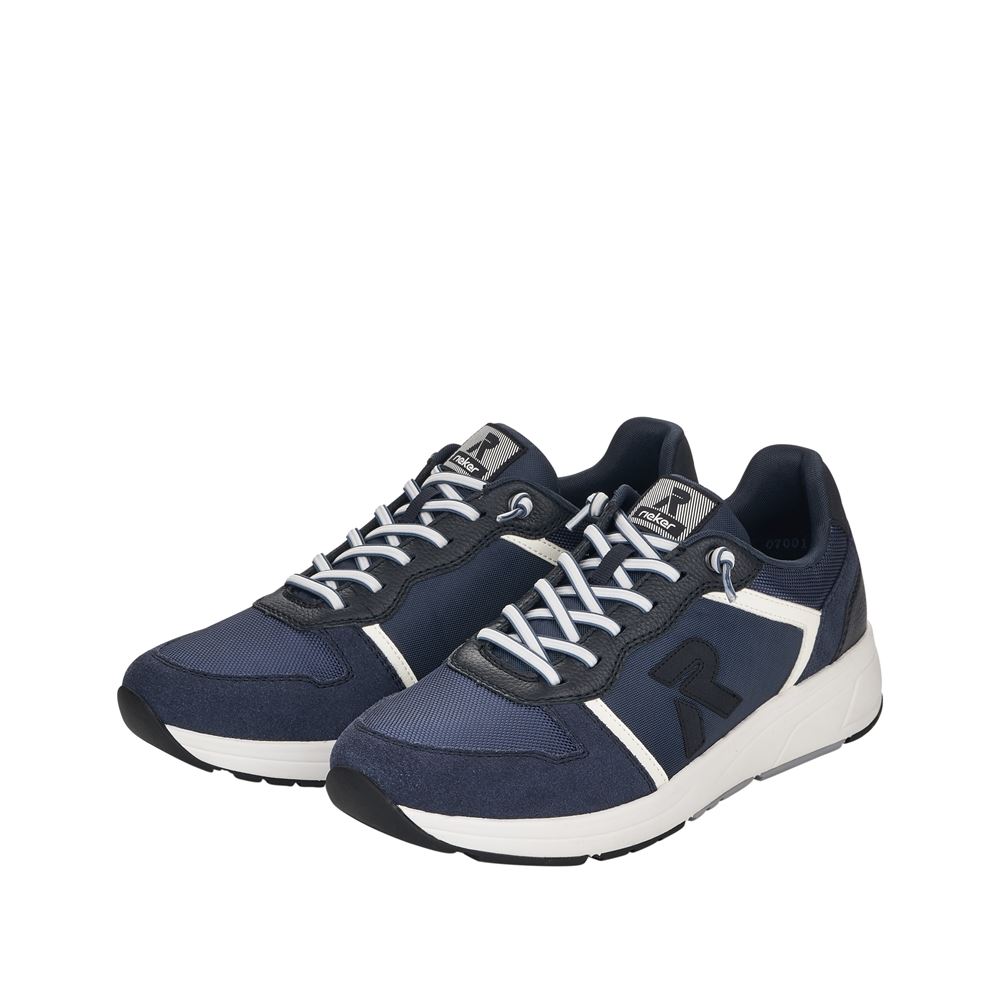 Rieker R- Evoluition Herren Sneaker blau S12 07001-14 46 | uniform/uniform | G