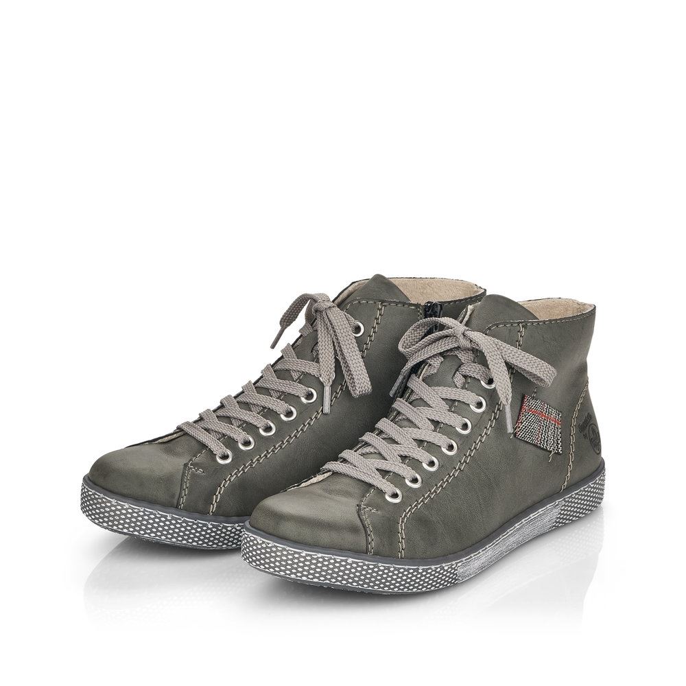 Rieker Antistress Sneaker Schnürschuh  grau S21 Z1223-45 36 | iron/grau-rost | F